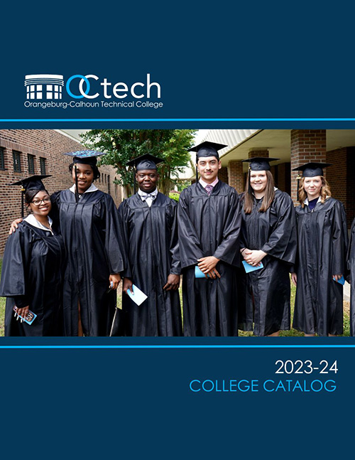 catalog cover with graduates in caps and gowns